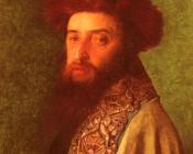 伊西 考夫曼 : Young Rabbi With Blue Tallis